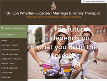 Tablet Screenshot of loriwhatley.com